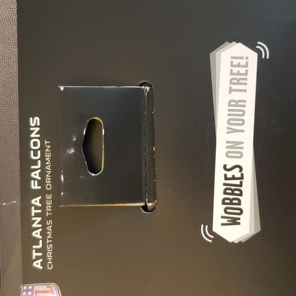 Hallmark NFL Atlanta Falcons Bouncing Buddy Christmas Ornament - Picture 6 of 8